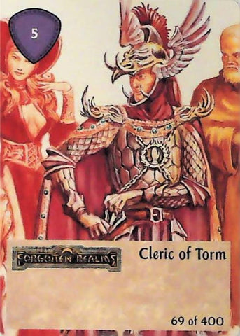 Spellfire CCG | Cleric of Torm - 2nd Edition 69 of 400 | The Nerd Merchant
