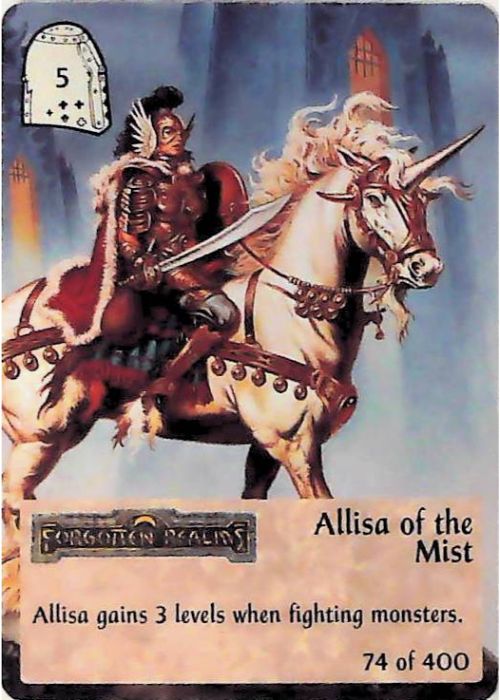 Spellfire CCG | Allisa of the Mist - 2nd Edition 74 of 400 | The Nerd Merchant
