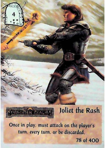 Spellfire CCG | Joliet the Rash - 2nd Edition 78 of 400 | The Nerd Merchant