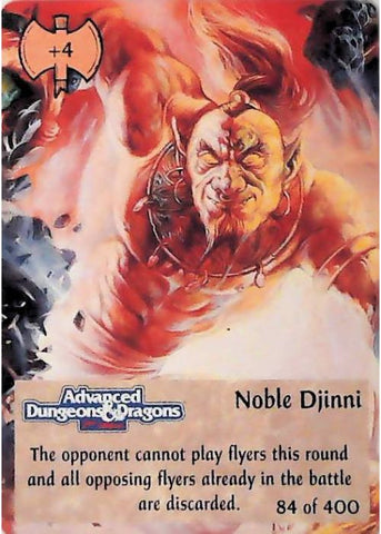 Spellfire CCG | Noble Djinni - 2nd Edition 84 of 400 | The Nerd Merchant