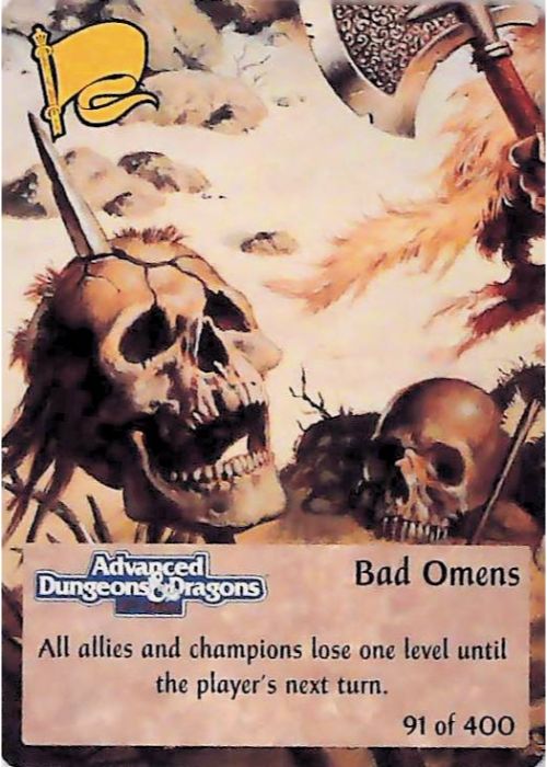 Spellfire CCG | Bad Omens - 2nd Edition 91 of 400 | The Nerd Merchant