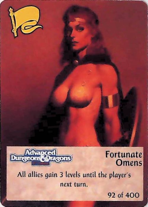 Spellfire CCG | Fortunate Omens - 2nd Edition 92 of 400 | The Nerd Merchant