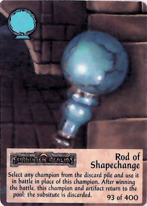 Spellfire CCG | Rod of Shapechange - 2nd Edition 93 of 400 | The Nerd Merchant