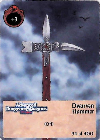 Spellfire CCG | Dwarven Hammer - 2nd Edition 94 of 400 | The Nerd Merchant