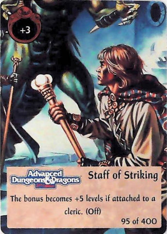 Spellfire CCG | Staff of Striking - 2nd Edition 95 of 400 | The Nerd Merchant