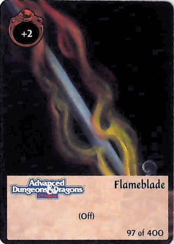 Spellfire CCG | Flameblade - 2nd Edition 97 of 400 | The Nerd Merchant