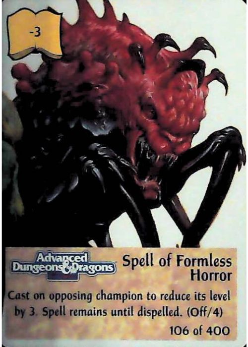 Spellfire CCG | Spell of Formless Horror - 2nd Edition 106 of 400 | The Nerd Merchant