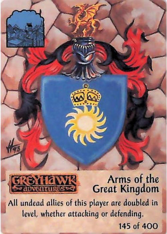 Spellfire CCG | Arms of the Great Kingdom - 2nd Edition 145 of 400 | The Nerd Merchant