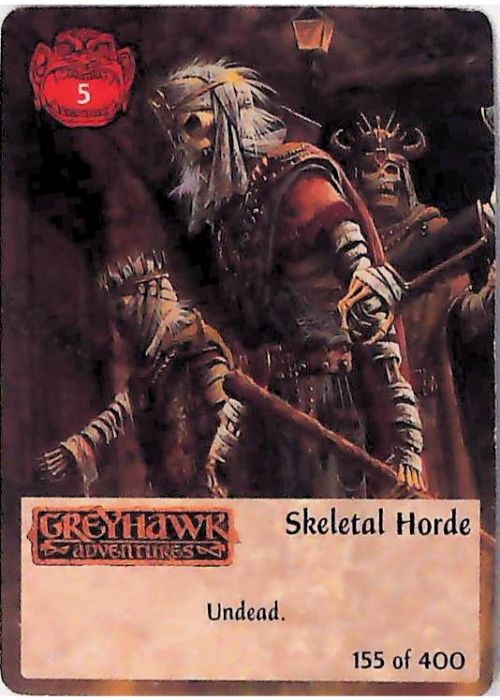 Spellfire CCG | Skeletal Horde - 2nd Edition 155 of 400 | The Nerd Merchant