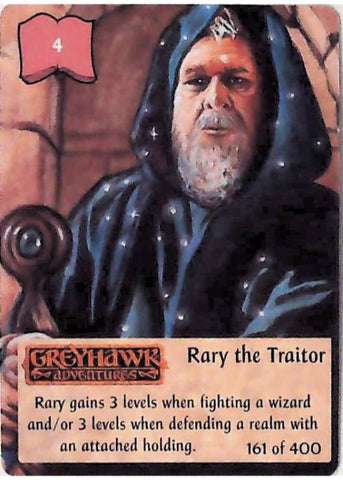 Spellfire CCG | Rary the Traitor - 2nd Edition 161 of 400 | The Nerd Merchant