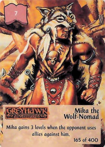 Spellfire CCG | Mika the Wolf-Nomad - 2nd Edition 165 of 400 | The Nerd Merchant