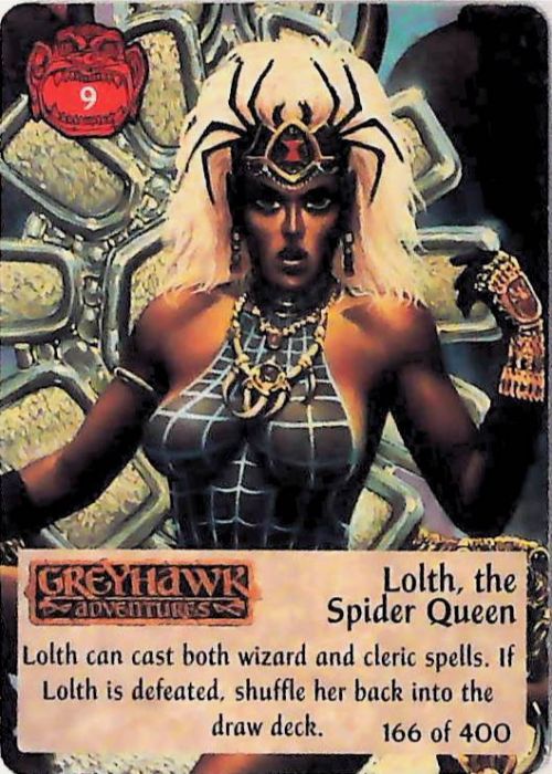Spellfire CCG | Lolth, the Spider Queen - 2nd Edition 166 of 400 | The Nerd Merchant