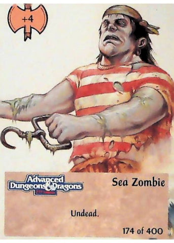 Spellfire CCG | Sea Zombie - 2nd Edition 174 of 400 | The Nerd Merchant
