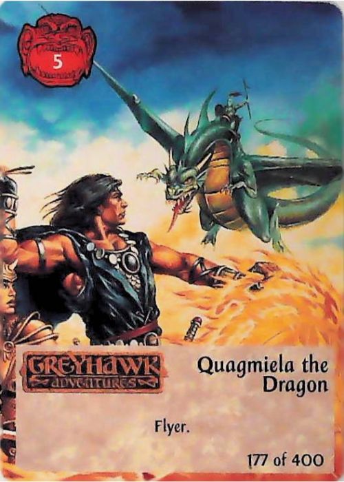 Spellfire CCG | Quagmiela the Dragon - 2nd Edition 177 of 400 | The Nerd Merchant