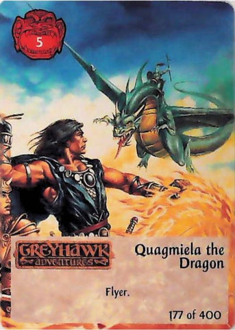 Spellfire CCG | Quagmiela the Dragon - 2nd Edition 177 of 400 | The Nerd Merchant