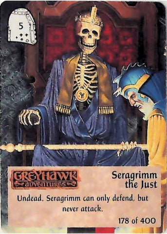 Spellfire CCG | Seragrimm the Just - 2nd Edition 178 of 400 | The Nerd Merchant