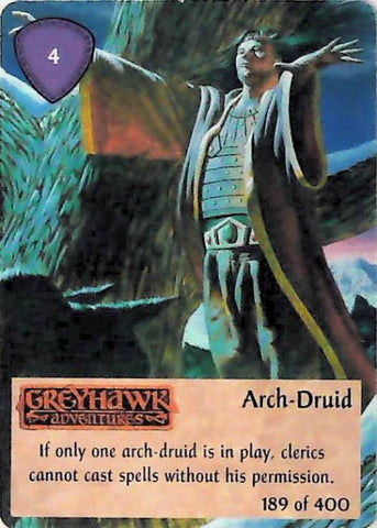 Spellfire CCG | Arch-Druid - 2nd Edition 189 of 400 | The Nerd Merchant