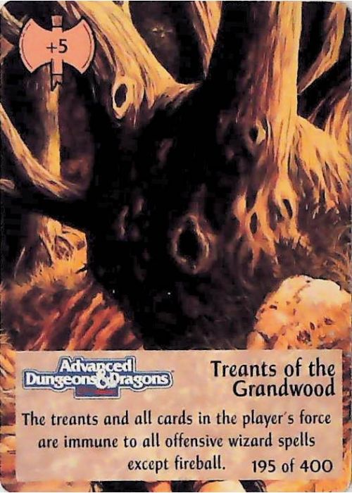 Spellfire CCG | Treants of the Grandwood - 2nd Edition 195 of 400 | The Nerd Merchant