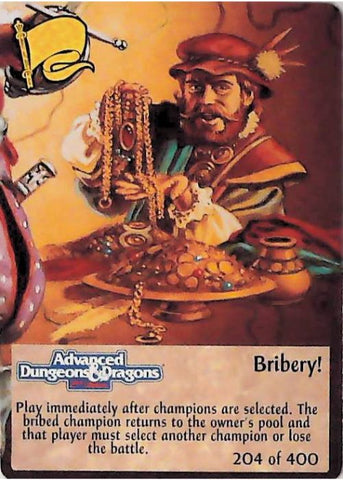 Spellfire CCG | Bribery! - 2nd Edition 204 of 400 | The Nerd Merchant