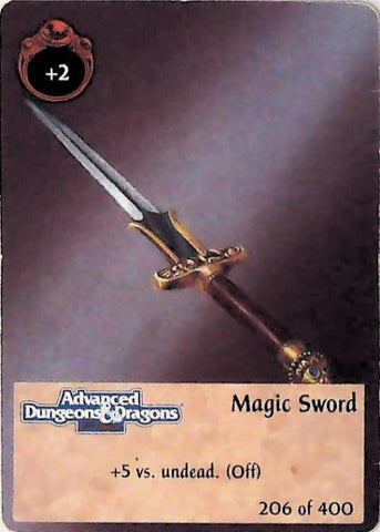 Spellfire CCG | Magic Sword - 2nd Edition 206 of 400 | The Nerd Merchant