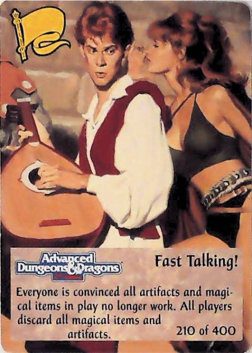 Spellfire CCG | Fast Talking! - 2nd Edition 210 of 400 | The Nerd Merchant