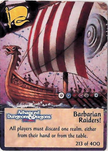 Spellfire CCG | Barbarian Raiders! - 2nd Edition 213 of 400 | The Nerd Merchant