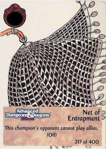 Spellfire CCG | Net of Entrapment - 2nd Edition 217 of 400 | The Nerd Merchant