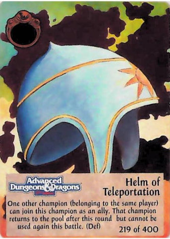 Spellfire CCG | Helm of Teleportation - 2nd Edition 219 of 400 | The Nerd Merchant