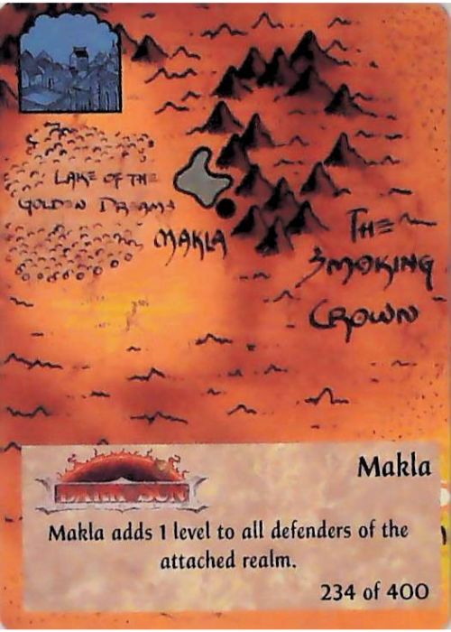 Spellfire CCG | Makla - 2nd Edition 234 of 400 | The Nerd Merchant