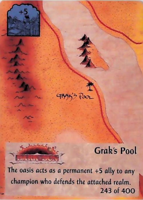 Spellfire CCG | Grak's Pool - 2nd Edition 243 of 400 | The Nerd Merchant