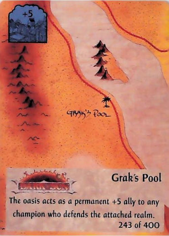 Spellfire CCG | Grak's Pool - 2nd Edition 243 of 400 | The Nerd Merchant
