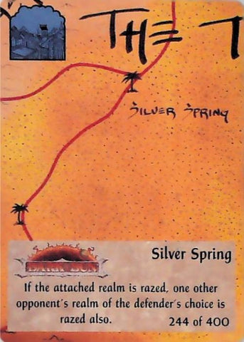 Spellfire CCG | Silver Spring - 2nd Edition 244 of 400 | The Nerd Merchant
