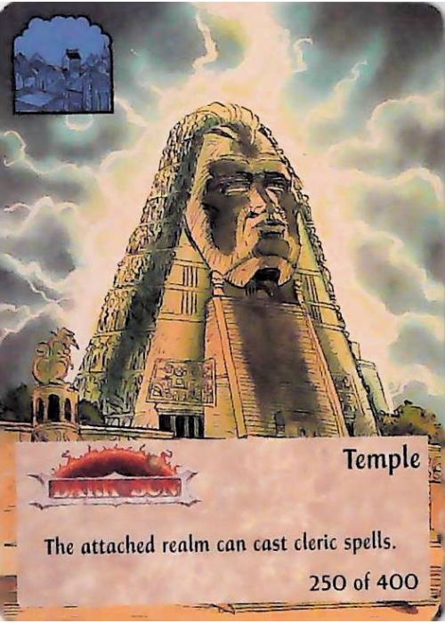 Spellfire CCG | Temple - 2nd Edition 250 of 400 | The Nerd Merchant
