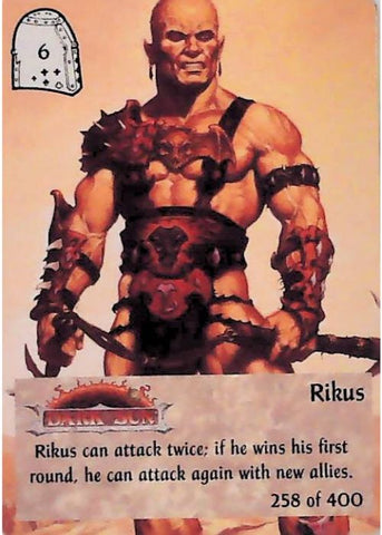 Spellfire CCG | Rikus - 2nd Edition 258 of 400 | The Nerd Merchant