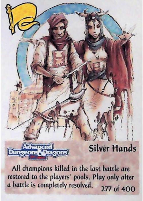 Spellfire CCG | Silver Hands - 2nd Edition 277 of 400 | The Nerd Merchant