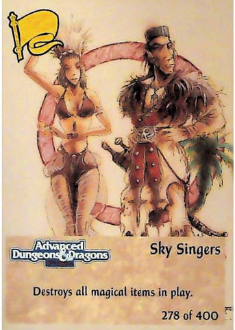 Spellfire CCG | Sky Singers - 2nd Edition 278 of 400 | The Nerd Merchant