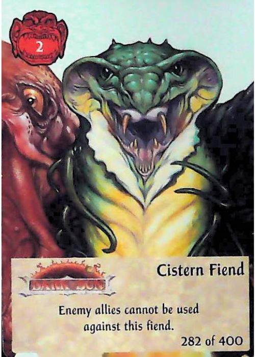 Spellfire CCG | Cistern Fiend - 2nd Edition 282 of 400 | The Nerd Merchant