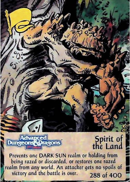 Spellfire CCG | Spirit of the land - 2nd Edition 288 of 400 | The Nerd Merchant