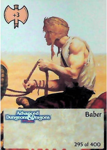 Spellfire CCG | Baber - 2nd Edition 295 of 400 | The Nerd Merchant