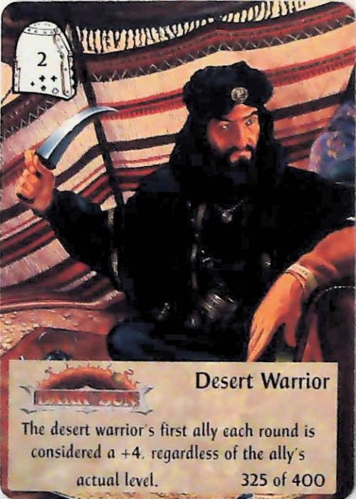 Spellfire CCG | Desert Warrior - 2nd Edition 325 of 400 | The Nerd Merchant
