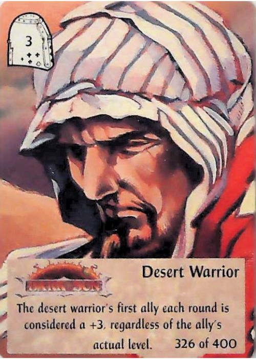 Spellfire CCG | Desert Warrior - 2nd Edition 326 of 400 | The Nerd Merchant