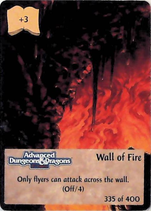 Spellfire CCG | Wall of Fire - 2nd Edition 335 of 400 | The Nerd Merchant