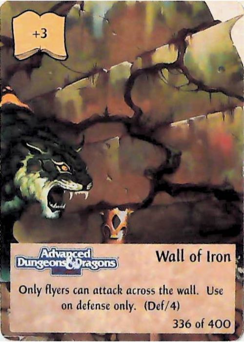 Spellfire CCG | Wall of Iron - 2nd Edition 336 of 400 | The Nerd Merchant