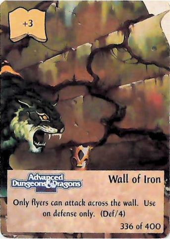 Spellfire CCG | Wall of Iron - 2nd Edition 336 of 400 | The Nerd Merchant