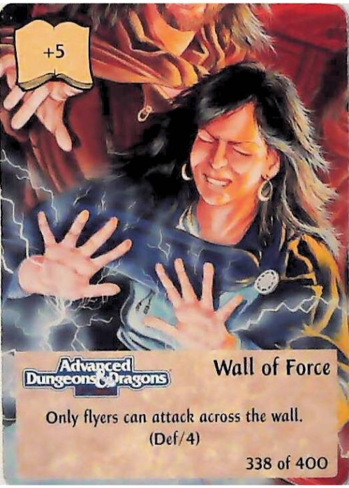 Spellfire CCG | Wall of Force - 2nd Edition 338 of 400 | The Nerd Merchant
