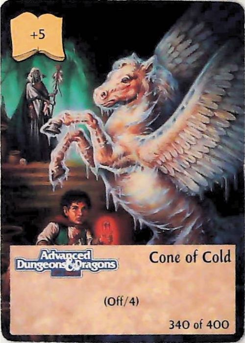 Spellfire CCG | Cone of Cold - 2nd Edition 340 of 400 | The Nerd Merchant