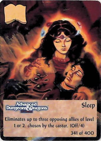 Spellfire CCG | Sleep - 2nd Edition 341 of 400 | The Nerd Merchant