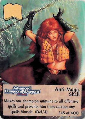 Spellfire CCG | Anti-Magic Shell - 2nd Edition 345 of 400 | The Nerd Merchant