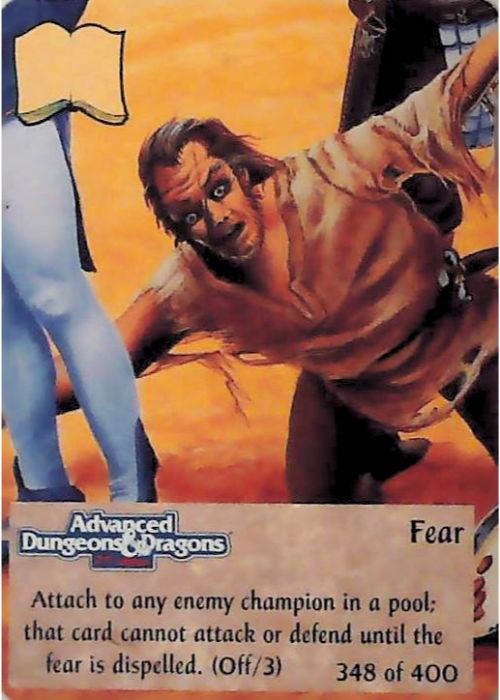 Spellfire CCG | Fear - 2nd Edition 348 of 400 | The Nerd Merchant