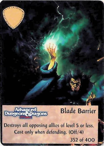 Spellfire CCG | Blade Barrier - 2nd Edition 352 of 400 | The Nerd Merchant